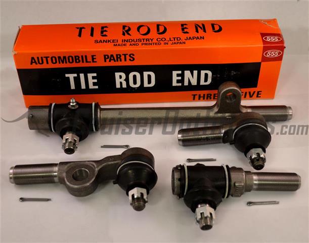 Set of 4 Pieces Front Inner & Outer Steering Tie Rod End Kit Left & Right 